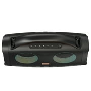 DOSS Extreme Boom+ Bluetooth Speaker with 100W Stereo Sound, Rich Bass, IPX6 Waterproof, 20H Playtime, Power Bank, Mixed Color Light, Portable Speaker for Outdoor, Camping, Beach