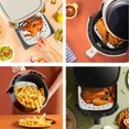 thumbnail image 3 of Air Fryer Liner, 200 Pieces Disposable Square Air Fryer Liner, 3 of 4