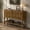 Walnut, variant on 47.8" Vintage Console Table with Solid Wood Legs, Entryway Sofa Table with 4 Drawers & Open Shelf for Living Room, Cherry