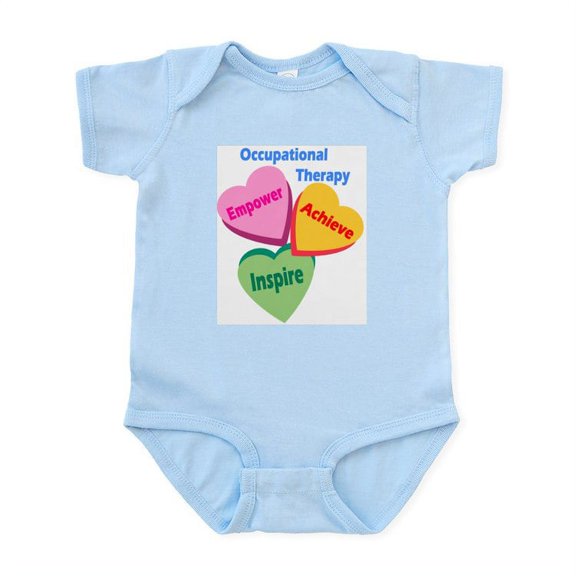 CafePress - OT Multi Heart Infant Bodysuit - Baby Light Bodysuit, Size Newborn - 24 Months