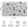 thumbnail image 3 of Boston Terrier Bathroom Rugs Mat,Non Slip Microfiber Bathroom Rug,Rubber Backing,Soft Bathroom Mats for Bathroom Floor,Tub and Shower,17x30in(43x75cm), 3 of 5