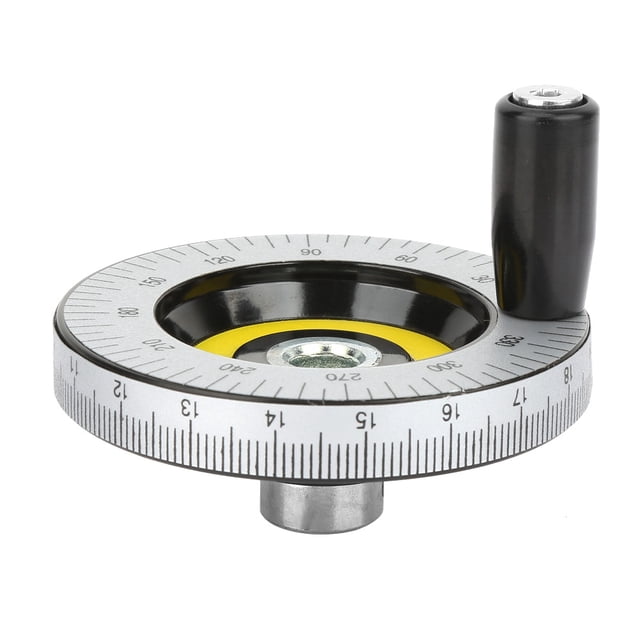 80mm Solid Bakelite Hand Wheel Scale Handwheel, Perfect to Replace the Broken One, Convenient to Use for Industrial Machine Tools