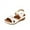 White, variant on VEKDONE Outdoor Sandals for Women Women's Fashion Casual Summer New Hollow Wedge Heel Beach Thick-Soled Sandals