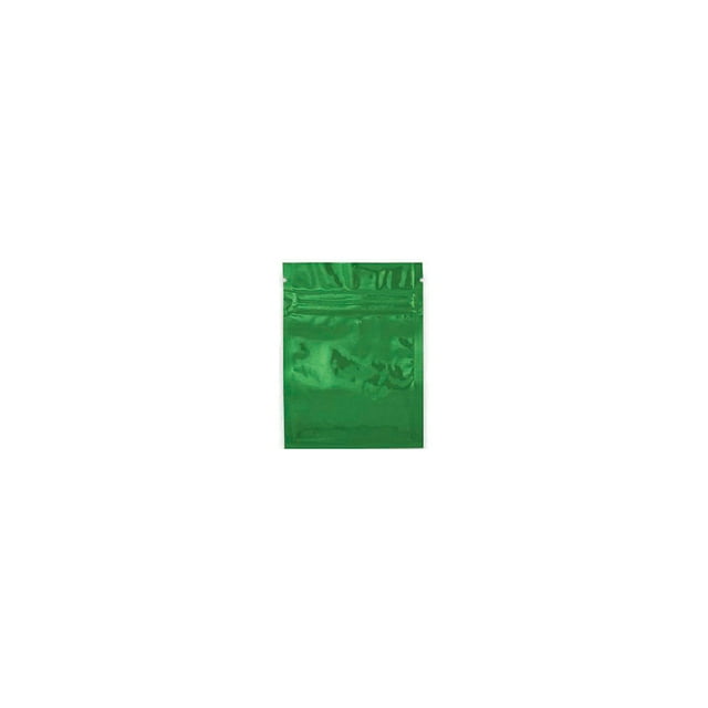 Bewildely Paquete de 100 piezas Bolsa de papel de aluminio Envases cosméticos Soportes de polvo cosmético Paquete Ziplock Bolsas Envoltura Contenedor Type2 NO2 Bewildely HA060121-44