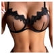 thumbnail image 4 of Reúna ropa interior sexual de tres puntos de malla de agua ropa interior de flores solubles en dos piezas, 4 of 4