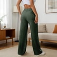 thumbnail image 5 of Sweatpants for Women Elastic High Waist Drawstring Wide Straight Leg Casual Loose Workout Gym Sweat Pants, 5 of 7