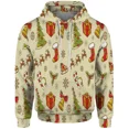 thumbnail image 3 of Sudadera con capucha de copo de nieve para hombre, sudadera con capucha con impresión 3D para hombre, ropa moderna Y2k, sudadera con capucha de Papá Noel para hombre, regalo, piña duradera, 3 of 5