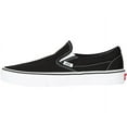 thumbnail image 3 of Vans Unisex Classic Slip on Canvas Shoes - Black /White - 5 Women/3.5 Men, 3 of 5