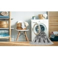 thumbnail image 2 of Ahgly Company Machine Washable Indoor Square Transitional Platinum Gray Area Rugs, 3' Square, 2 of 7