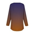 thumbnail image 4 of Fall Tops for Women 2025 Trendy, Yigetop Long Sleeve Tops for Women Neck Casual Petite T Shirts Women's Tunics Coffee L, 4 of 5