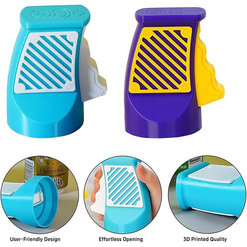 1Pieces 3D-Printed Small Can Opener Wear Resist Portable Beverage Open Tool Ergonomics Beer Can Opener Outdoor Tableware