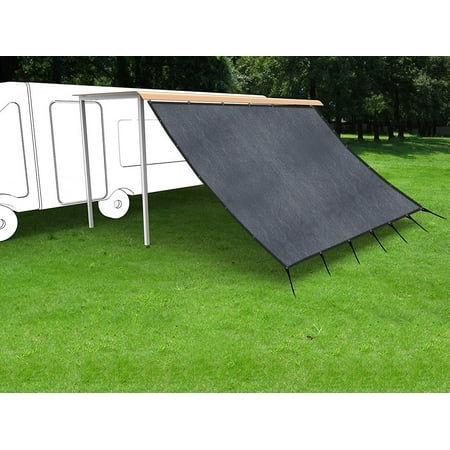 Shatex RV Awning Shade with 90% Privacy Screen Free Kit 8' x 20',Grey