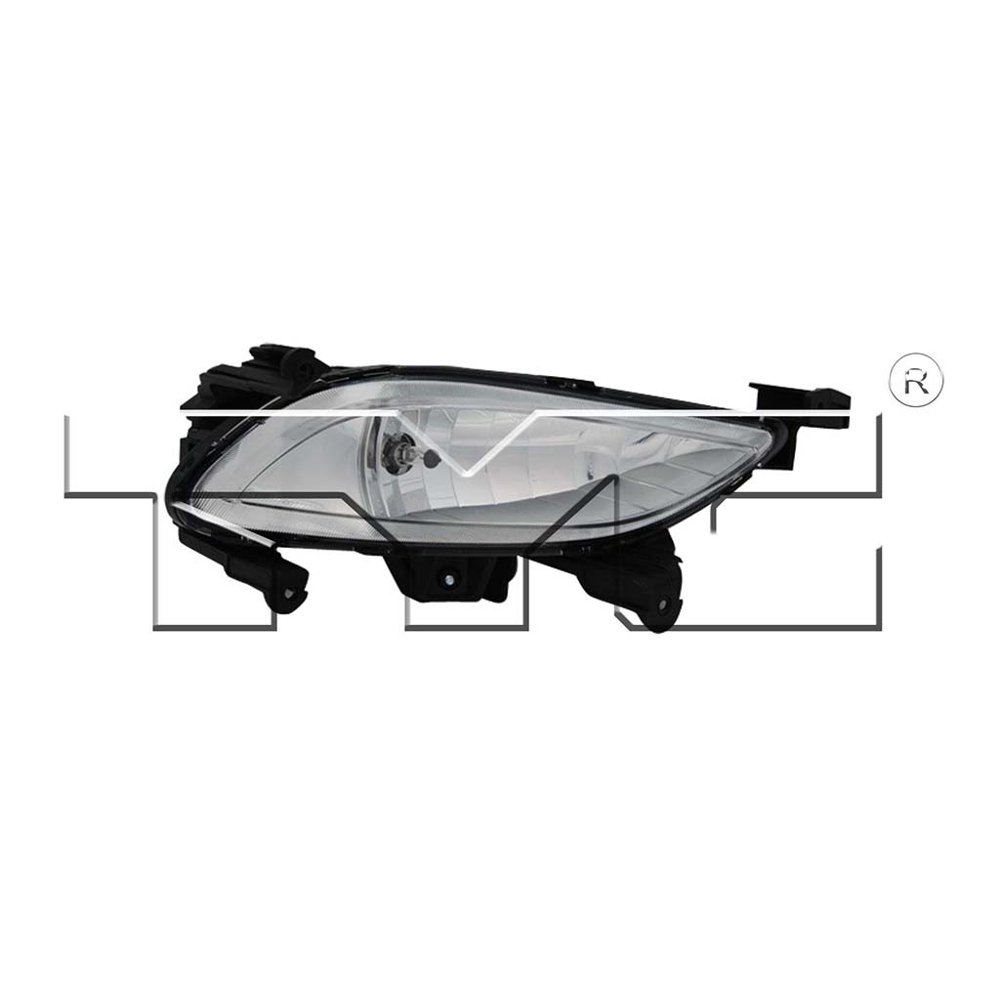 CarLights360 For 2011 2012 2013 Hyundai Sonata Fog Light Assembly