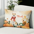thumbnail image 2 of Happy Thanksgiving Akita with Turkey Pumpkins Autumn Vibes Pillowcase Double Sided Inu Dog Lover Pillow Case Covers - 12018, 2 of 3