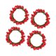 thumbnail image 4 of 4 anillos para velas, portavelas de pilar, guirnalda de bayas, anillo de vela, corona de velas pequeña para el día de San Valentín y Acción de Gracias Rojo, 4 of 8