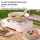 thumbnail image 4 of Juego de 9 utensilios de cocina antiadherentes,juego de ollas y sartenes antiadherentes de granito con mango extraíble,apto para todas las estufas,apilables,Fácil de limpiar,libre de PFOS/PFOA, 4 of 9