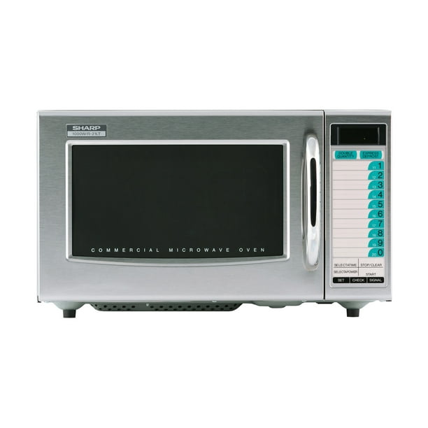 Sharp R21Ltf 1000 Watt Commercial Microwave Stainless Steel