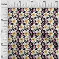 thumbnail image 2 of oneOone Polyester Spandex Black Fabric Floral Diy Clothing Quilting Fabric Print Fabric By Yard 56 Inch Wide, 2 of 4