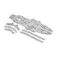 thumbnail image 4 of RC Car Chassis, Convenient RC Carbon Fiber Chassis  For MST RMX2.0S 1:10 Remote Control Car, 4 of 8