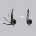 thumbnail image 5 of Pre-Owned Logitech Over-Ear Computer Headset with Enhanced Digital Audio and in-Line Controls, Black, 5 of 6