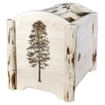 thumbnail image 2 of Montana Woodworks MWMAGLZPINE Montana Collection Magazine Rack with Laser Engraved Pine Design, 2 of 5