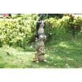 thumbnail image 3 of Hi-Line Gift 7” Hear, See and Speak No Evil Stacked Cats Garden Statue, 3 of 5