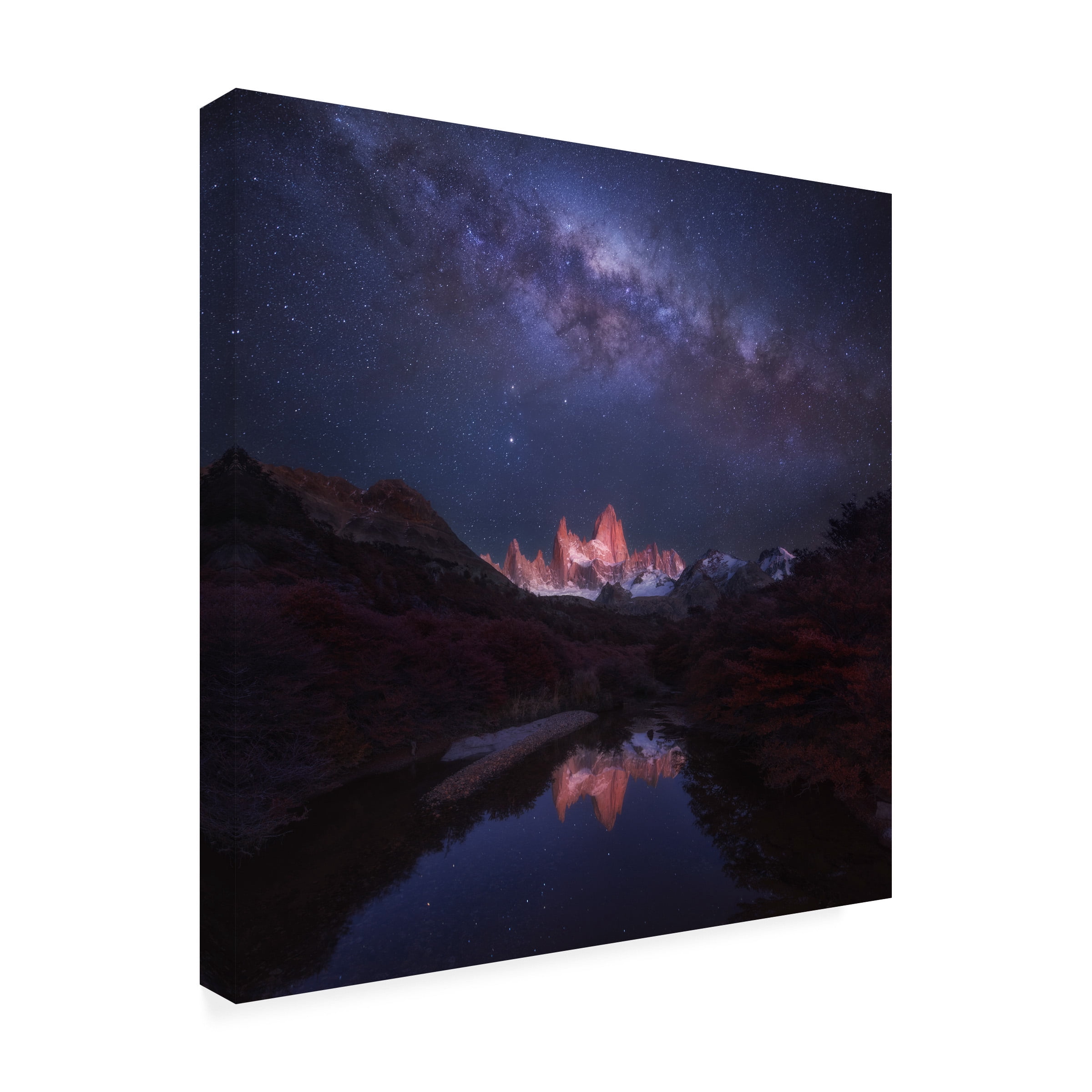 Yan Zhang 'Patagonia Autumn Night' Canvas Art