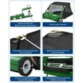 thumbnail image 5 of Heavy Duty 42 Inch Tow Behind Lawn Sweeper – 14 cu ft Collector, Adjustable Brush Height, Dump Rope – for Yard, Driveway and Sidewalk Cleanup, 5 of 8