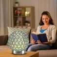 thumbnail image 2 of Leyoue Essential Oil Diffuser 120ml Crystal Aromatherapy Oil Diffuse Iron Art Cold Mist ultrasonic Automatic Shut Down Without Water 7 Color LED lamp for Office for Home, SPA, 2 of 7
