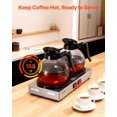 thumbnail image 3 of Decantador de café VEVOR Commercial 1.8 L con 2 platos, 3 of 9
