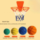 thumbnail image 2 of Marco de baloncesto de interior con silenciador, soporte de baloncesto ajustable y sencillo para montaje en pared sin perforaciones, marco de baloncesto para tiro de pelota con silenciador, 2 of 5