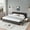 Gray-with 4 drawers, variant on AOOWOW 68.5 in Center Supports Standard Bed Frames, Queen, Pink