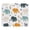 Multicolor 3, variant on PhooArto Comfortable Mouse Pad Cute Donkey Butterfly Desktop Mousepad , 21 x 25 cm Mouse Mat, Non-Slip Rubber Base, Improves Speed and Precision