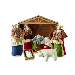 Hallmark Christmas My First Nativity Wood Play Set Red White 12 hotsell Pcs New