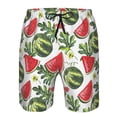 thumbnail image 4 of Kll Watermelons Men'S Casual Summer Beach Shorts Hawaiian Shorts With Pockets-Xx-Large, 4 of 9