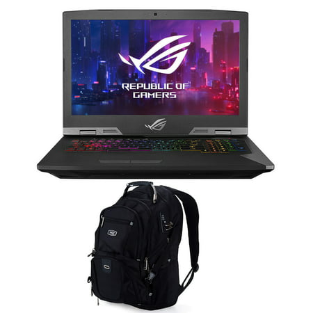 ASUS ROG G703GX-PS91K Premium Gaming and Business Laptop (Intel i9-8950HK, 16GB RAM, 1TB Sata SSD, 17.3” FHD, GeForce RTX 2080,Win10 Pro)VR Ready with MichaelElectronics2 Premium (Best Rog Laptops 2019)