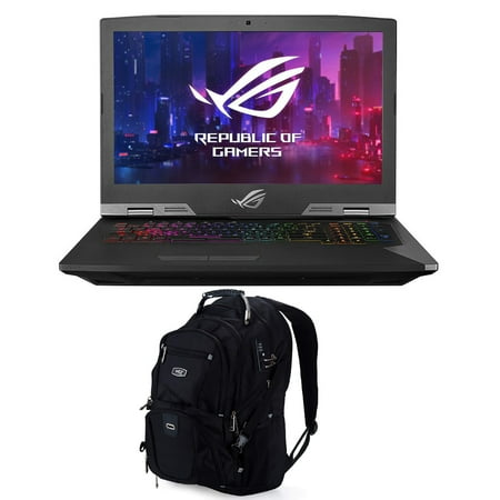 ASUS ROG G703GX-PS91K Premium Gaming and Business Laptop (Intel i9-8950HK, 16GB RAM, 1TB Sata SSD, 17.3” FHD, GeForce RTX 2080,Win10 Pro)VR Ready with MichaelElectronics2 Premium