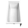 thumbnail image 4 of Wyndham Collection WCBTW16632LSWTRIM 66 x 32 in. Grayley Alcove Bathtub with Left-Hand Drain & Overflow Shiny White Trim, White, 4 of 7