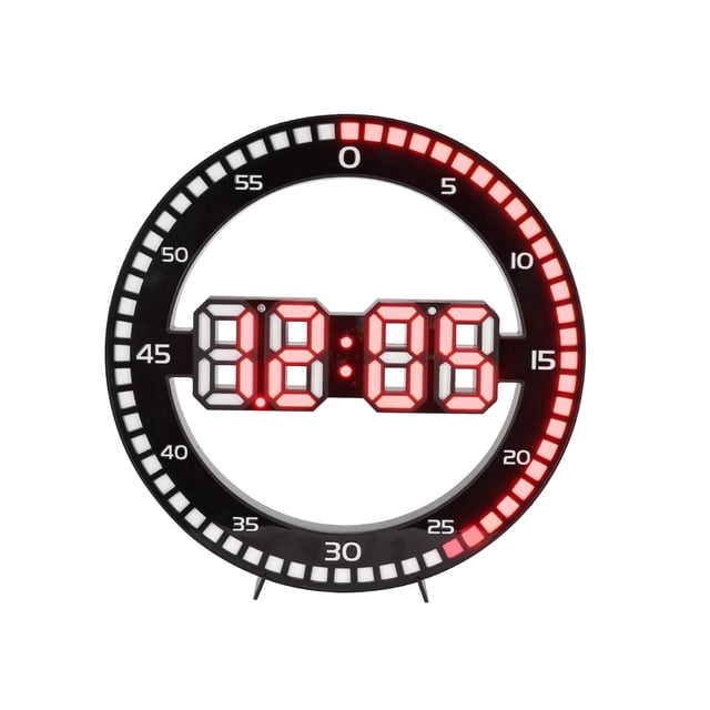 Reloj De Pared Led 3D, Temporizador Digital, Reloj De Luz Nocturna, Reloj Despertador Para Almacén, Oficina, Hogar, Sala De Estar Sweethay HA024929-02
