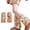 1*borwn, variant on Women's Y2k Deer Animal Print Brown Faux Fur Leg Warmers – Fuzzy Boot Covers for Holiday Party