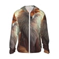 thumbnail image 1 of Balery Mystic Fox With Halo Sudadera ligera de manga larga con capucha y protección solar UPF 50+ para hombre y mujer, ideal para pesca y running-Large, 1 of 7