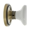 thumbnail image 3 of Nostalgic Warehouse Ropwhi_Prv_234_Nk White Porcelain Solid Brass Privacy Door Knob Set -, 3 of 4