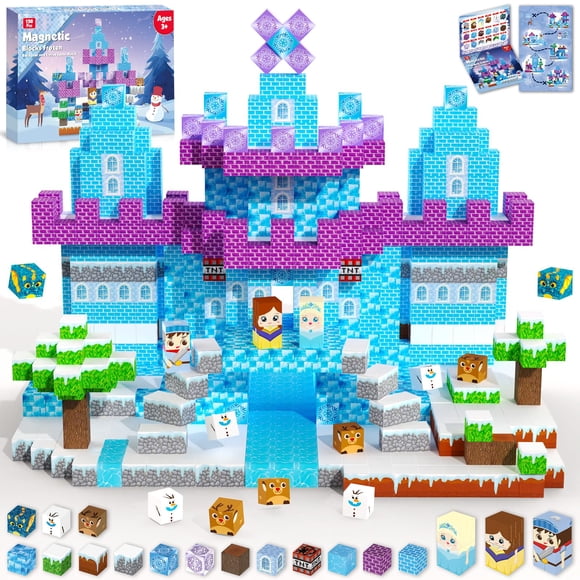 Bloques Magnéticos ToyUnited 150 Piezas Construcción STEM Castillo