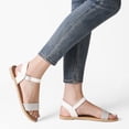 thumbnail image 4 of Sandalia DREAM PAIRS HOBOO-N para mujer con correa al tobillo y suela plana 8, 4 of 5