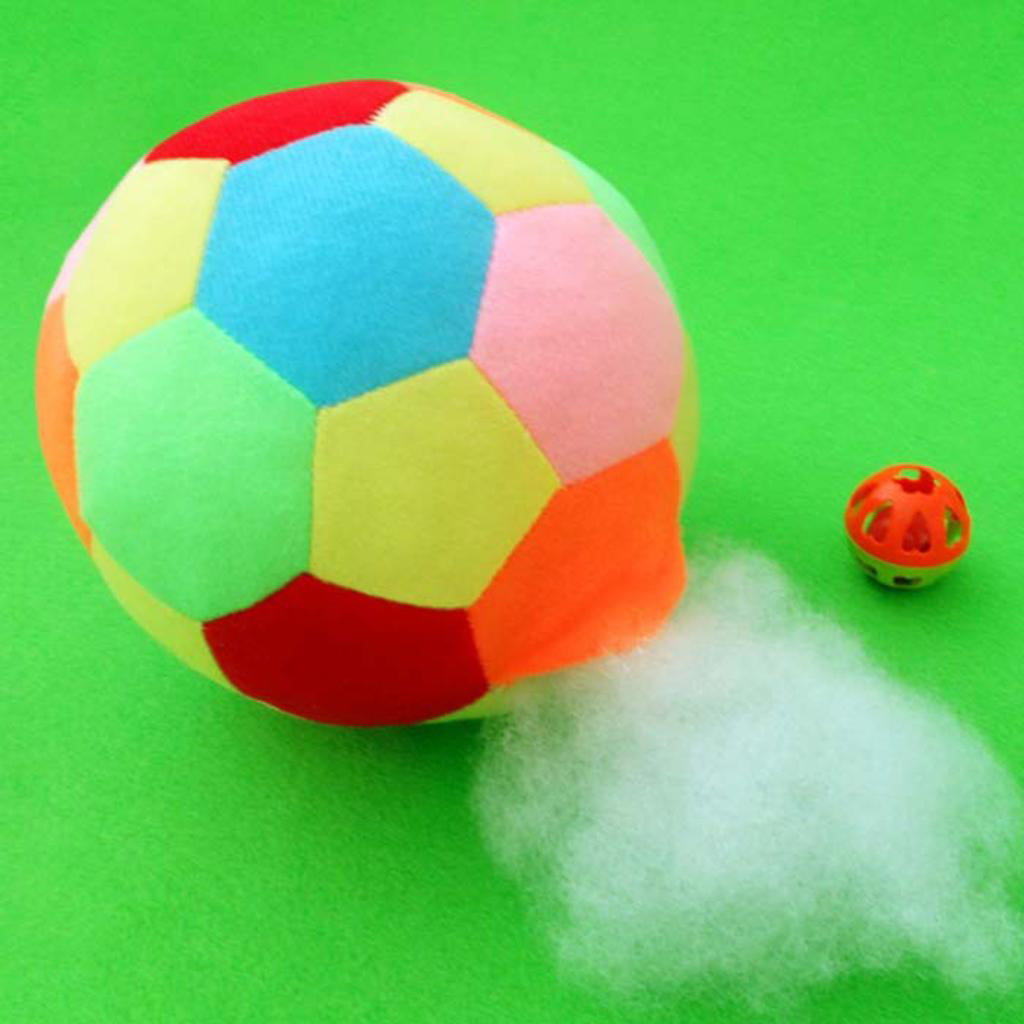 Soft Sports Soccer Ball Football Baby Rattle Toy Kids Sports Toys Colorful 