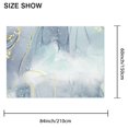 thumbnail image 3 of Rectangular Tablecloth 60x84 Inch – Waterproof Polyester Printed Table Cover, Wrinkle Resistant, Washable for Kitchen & Dining, Marble Liquid Print, 3 of 6