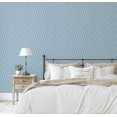 thumbnail image 5 of S4Sassy Modern Geometric Checkered Wallpaper - Blue Wall Covering, 25" x 60" Self-Adhesive Vinyl Walls Paper, Decorative Walls Wrap, Easy DIY Wall Covering For Bedroom, Cabinets, 5 of 9