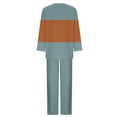thumbnail image 3 of UAMVSH Ensembles Grande Taille pour Femmes 2 Pcs Chandail en Molleton Col Rond Pantalon Grand Ensemble Détente Automne Décontracté Manches Longues, 3 of 4