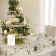 thumbnail image 3 of Table Number Place Card Holder - with Table Numbers Holders x Double Sided Gold Printed Design Photo Picture Holders for Centerpieces Wedding Party Birthday (Gold), 3 of 7