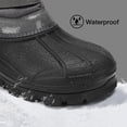 thumbnail image 5 of Men's Waterproof Hiking Winter Snow Boots Insulated Fur Liner Lightweight Outdoor Tall Boots, 5 of 5
